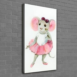 Print pe canvas mouse-balerină