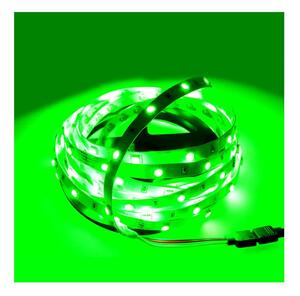 Banda LED exterior, 300 LED-uri, lumina verde, lungime 5 m, IP65, fascicul 120 grade