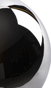 Lampă de masă Art Deco neagră cu sticlă fum - Pallon