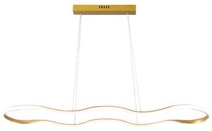 Lampă suspendată LED de tavan LHJ027-CP 100cm aurie