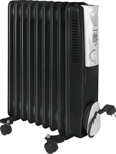 Calorifer electric Eurom 2000 W, 7 elemenți, negru