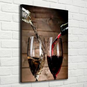 Tablou canvas Vin în pahare