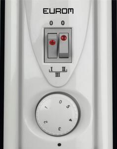 Calorifer electric Eurom 2000 W, 7 elemenți, negru