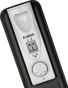 Calorifer electric Eurom 2000 W, 7 elemenți, negru