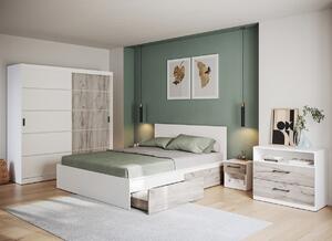Pat dormitor cu lada de depozitare opțională - 140x200 - Fără sertare