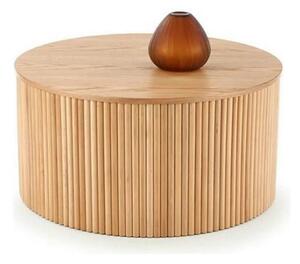 Masuta cafea WOODY, stejar natural, 80x80x41 cm
