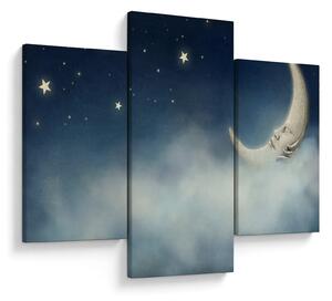 Tablou - Luna cu stele (90x60 cm)