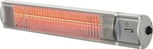 Încălzitor terasă electric Eurom Golden 2200 RCD 2200 W, 3 trepte de putere, montaj pe perete, 61x12 cm, gri