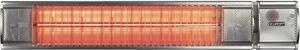 Încălzitor terasă electric Eurom Golden 2200 RCD 2200 W, 3 trepte de putere, montaj pe perete, 61x12 cm, gri