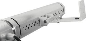 Încălzitor terasă electric Eurom Golden 2200 RCD 2200 W, 3 trepte de putere, montaj pe perete, 61x12 cm, gri