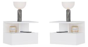 Set haaus Kabi, 1 Usa, Alb, 45 x 30 x 34 cm