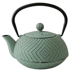 Ceainic din fontă cu infuzor KAMIN, 900 ml, verde deschis