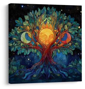 Tablou copacul vieții cu energie cosmică