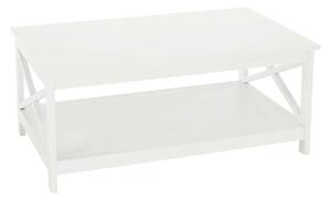 Masuta cafea EDRIA, alb, 87x55x37 cm