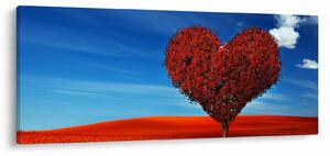 Tablou - Inimă din copac (120x50 cm)