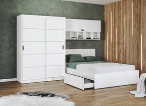 Set dormitor alb pat netapitat - Blanco - Configuratia 19