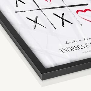 Tablou Personalizat Cuplu Luck In Love - Tablou Îndrăgostiți