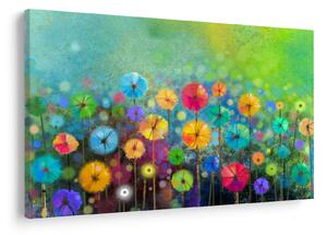 Tablou - Flori abstract (90x60 cm)