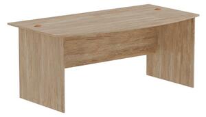 Birou Anze profesional melamina naturala 180x93.5x75 cm