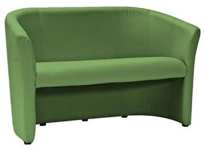 Canapea TM-2, verde olive, piele ecologica, 126x60x76 cm