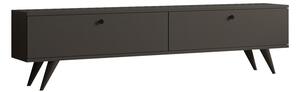 Comoda TV Jatera, culoare gri, 160 x 25 x 40 cm
