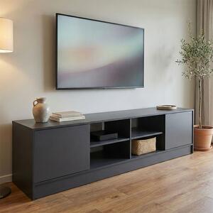Comoda TV Tivara, nuanta sonoma-antracit, 180 x 35 x 41.5 cm