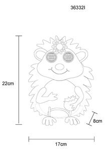Globo 36332I - Lampă solară LED, 104 LED, 0,06 W, 3 V, IP44, model Arici