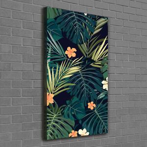 Print pe canvas flori Hawaii