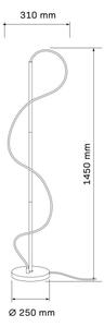 Lampă de podea LED EMMA LED/24W/230V, aurie