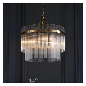 Lustră pe lanț Endon 99167 MARIETTA 3xE14/7W/230V alamă/transparent