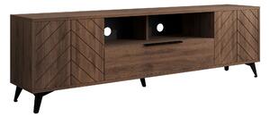 Comodă TV Comfivo Citrus I, Nuc, MDF, PAL laminat, 60x204x40cm, 46 kg