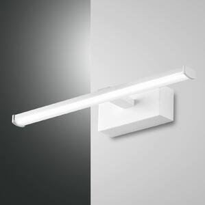 Fabas Luce Aplică de perete LED Nala, alb, lățime 30 cm, Alb, Camera de zi / sufragerie, Metal, Modern, Soclu de perete jos