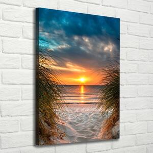 Tablou pe pânză canvas Apus de soare pe mare