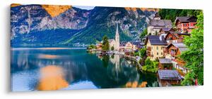 Tablou - Sat alpin (120x50 cm)