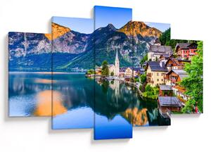 Tablou - Sat alpin (150x105 cm)