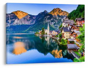 Tablou - Sat alpin (70x50 cm)