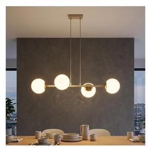 Brilagi - Lustră pe cablu MILO ECRU 4xE27/60W/230V bej/auriu