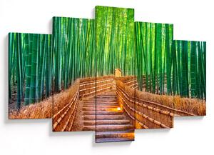 Tablou - Pădure de bambus japoneză (150x105 cm)