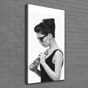 Imprimare tablou canvas Femeia în pahare