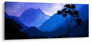 Tablou - Cerul de noapte din Nepal (120x50 cm)