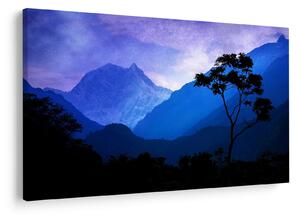 Tablou - Cerul de noapte din Nepal (90x60 cm)