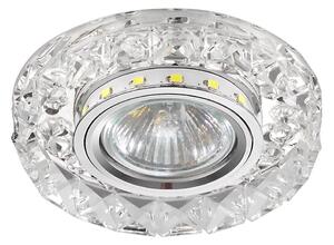 LUXERA 71074 - Plafonier CRYSTALS 1xGU10/50W/230V + bandă LED