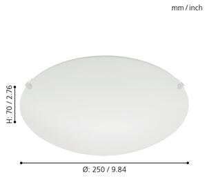 Eglo 80265 - Plafoniera MARS 1xE27/25W/230V