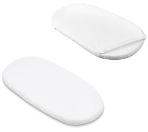Set cearceaf si protectie impermeabila pentru landou Kidizi, dimensiune 75x35 cm