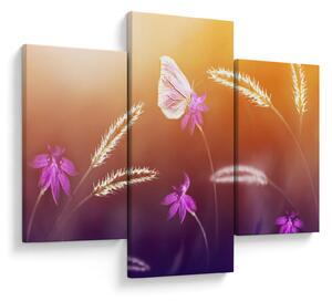 Tablou - Fluture roz (90x60 cm)