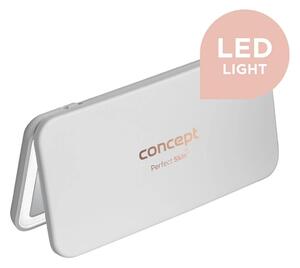 Concept KZ2010 - Oglindă cosmetică PERFECT SKIN cu LED, 1,5 W/5 V, 300 mAh, albă