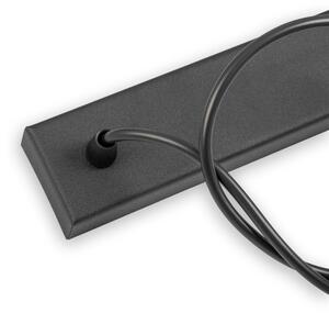 Lustră pe cablu ALBA 3xE27/15W/230V negru/maro