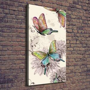 Print pe canvas fluturi colorat
