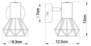 Globo 54802S-1 - Aplică perete spot XARA 1xE14/40W/230V