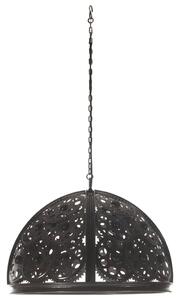 Lampă de tavan industrială cu lanț, model roată, 65 cm, E27